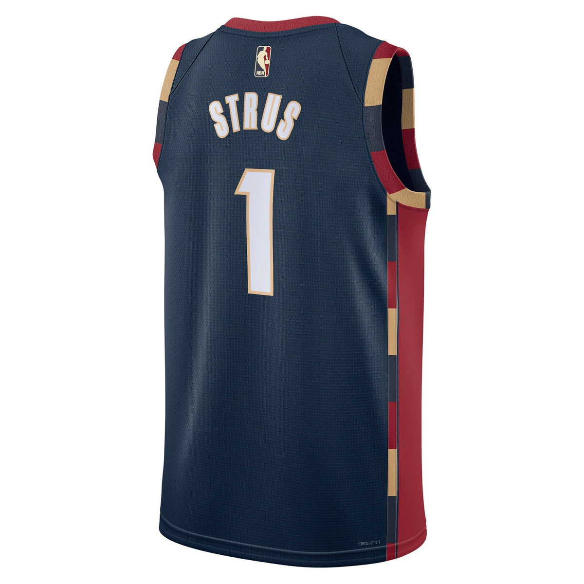 Cleveland Cavaliers Classic Edition Jersey - Navy - Max Strus product image 4, provided for visual reference and product