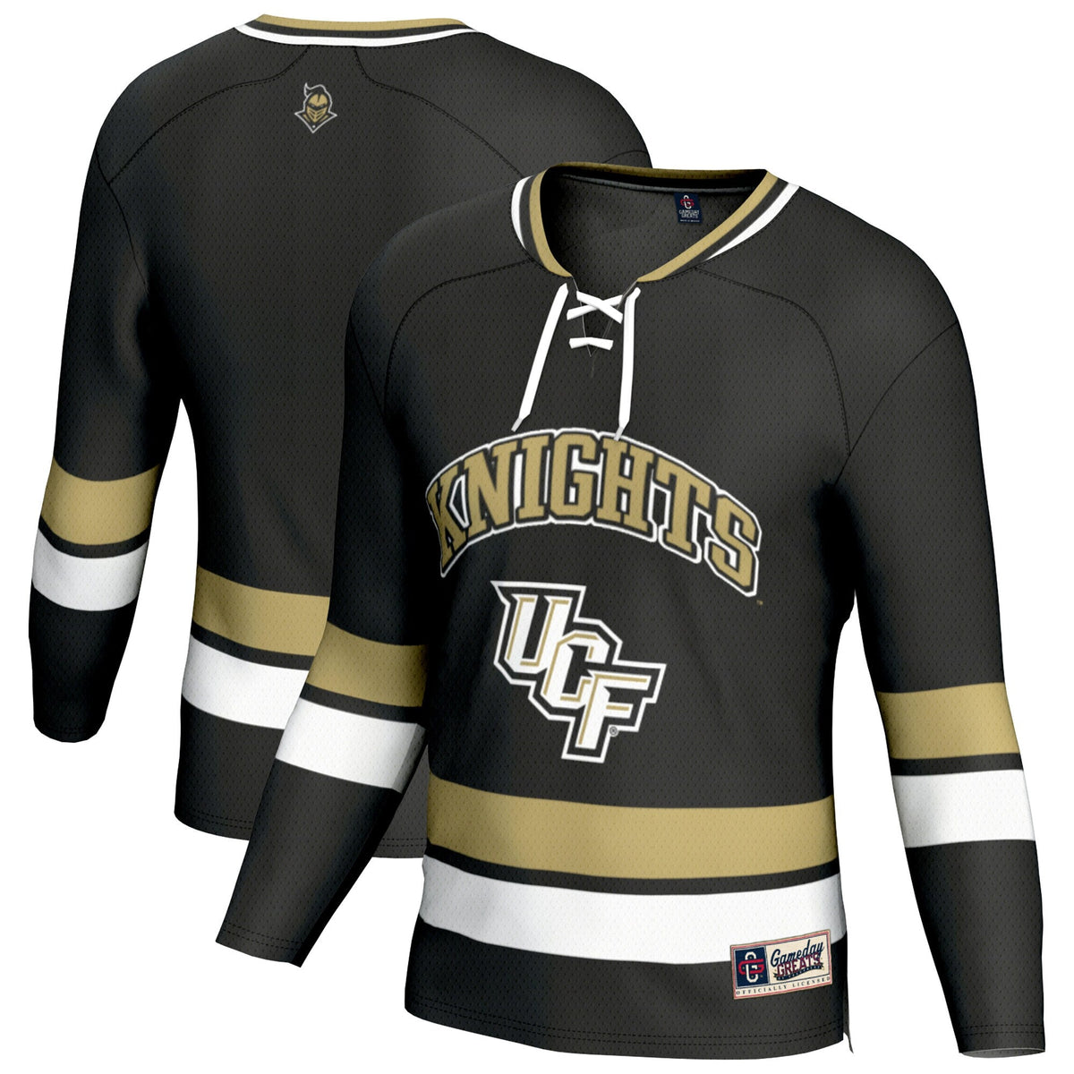 UCF Knights Spirit Hockey Jersey - Black product image 2, provided for visual reference and product detail review