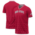 Ohio State Buckeyes Lightweight Soccer Fashion Jersey - Scarlet product image 1, provided for visual reference and product