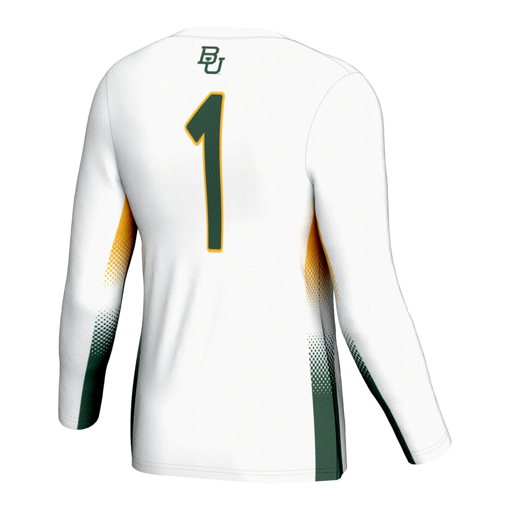 #1 Baylor Bears Lightweight Volleyball Jersey - White product image 4, provided for visual reference and product detail