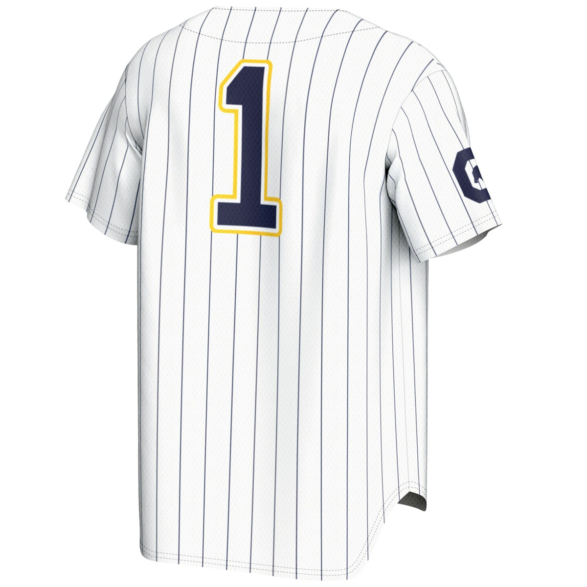 #1 Cal Bears Lightweight Baseball Jersey - White product image 4, provided for visual reference and product detail review
