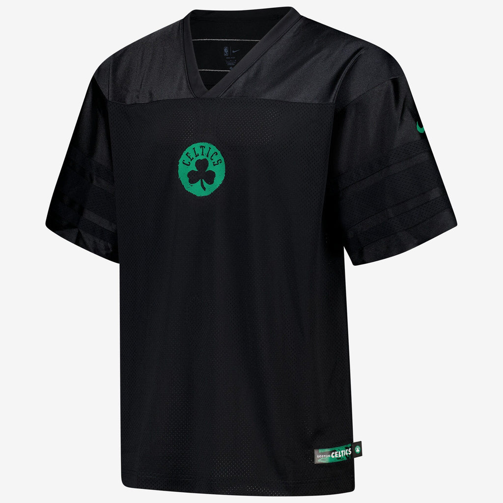 Boston Celtics Courtside Football Jersey - Black product image 3, provided for visual reference and product detail review