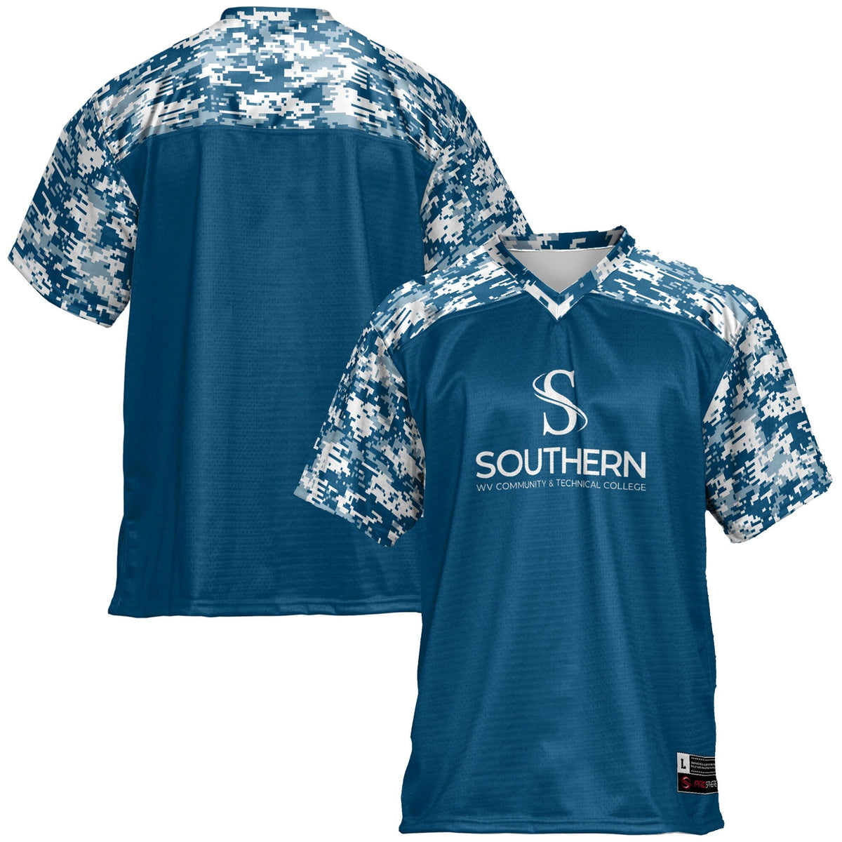 Southern West Virginia Community and Technical College Football Jersey - Blue product image 2, provided for visual reference
