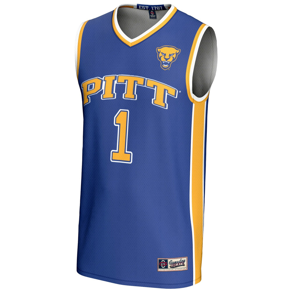 #1 Pitt Panthers Lightweight Basketball Jersey - Royal product image 3, provided for visual reference and product detail