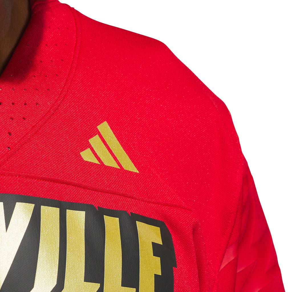 #24 Red Louisville Cardinals Alternate Premier Strategy Jersey product image 3, provided for visual reference and product