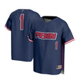 #1 Pennsylvania Quakers Lightweight Baseball Jersey - Navy product image 1, provided for visual reference and product detail