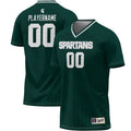 Michigan State Spartans NIL Pick-A-Player Lightweight Soccer Jersey - Green product image 1, provided for visual reference
