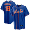 New York Mets Darryl Strawberry Royal Alternate Replica Player Jersey product image 1, provided for visual reference and