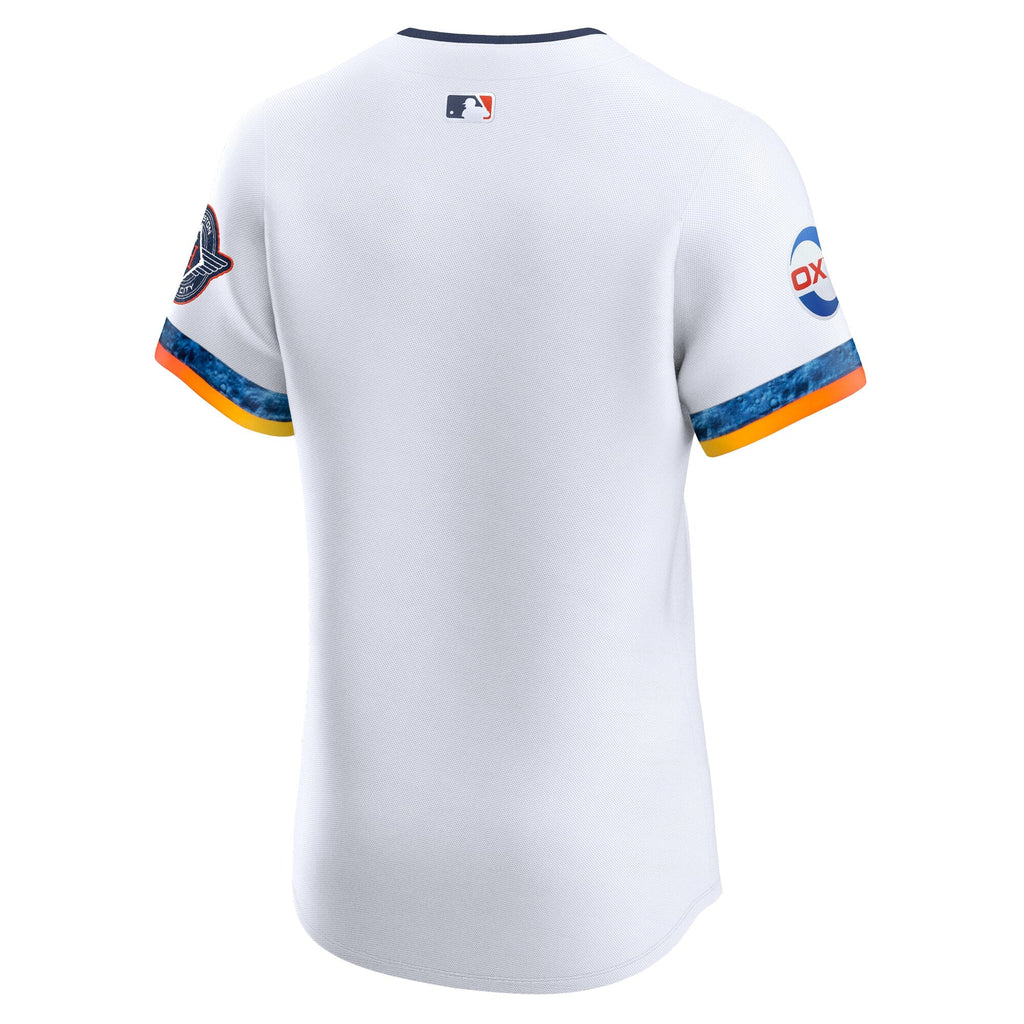 Houston Astros White 2025 City Connect Elite Jersey product image 4, provided for visual reference and product detail review
