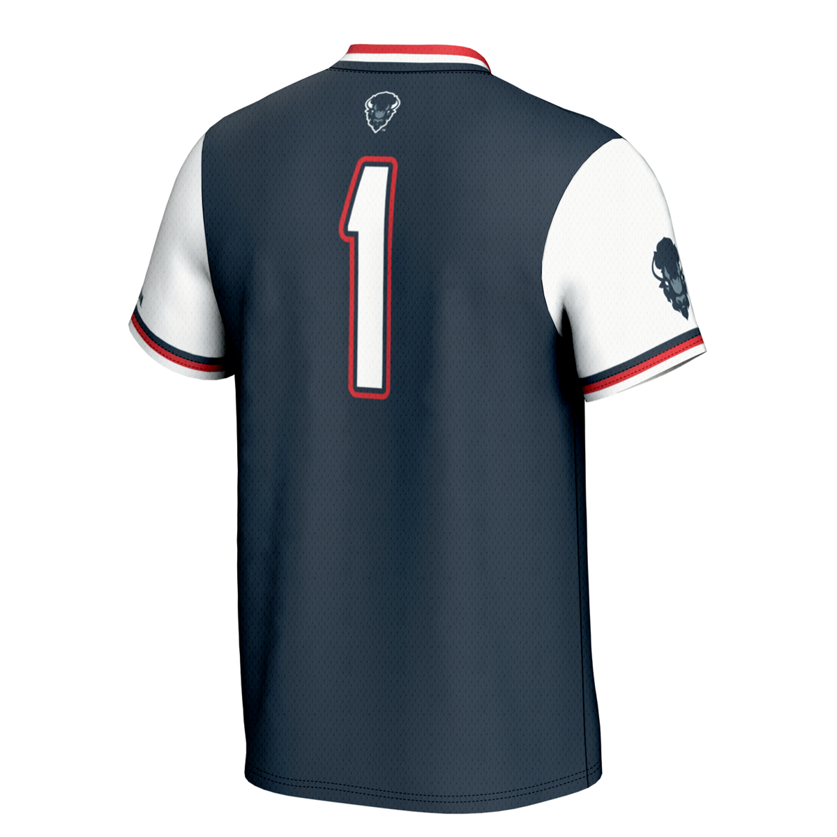 #1 Howard Bison Lightweight Softball Jersey - Navy product image 4, provided for visual reference and product detail review