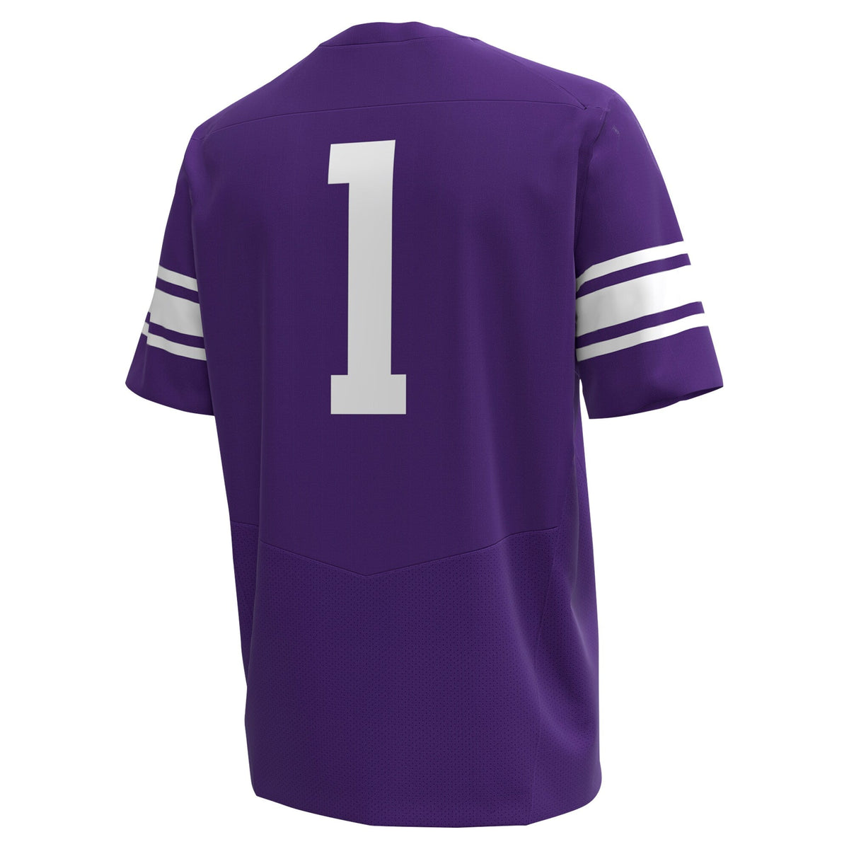 #1 Northwestern Wildcats Replica Football Jersey - Purple product image 4, provided for visual reference and product detail