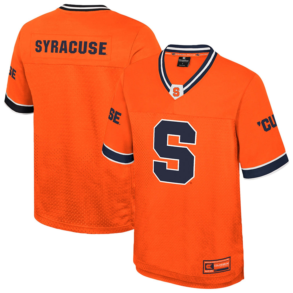 Syracuse Orange Nothing But The Hits Football Jersey - Orange product image 1, provided for visual reference and product