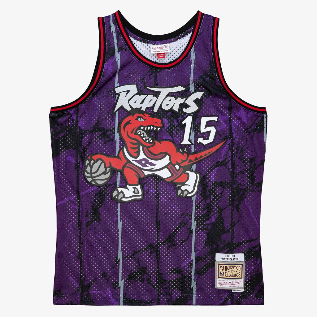 Toronto Raptors Vince Carter 1998 Team Marble Swingman Jersey - Purple product image 3, provided for visual reference and