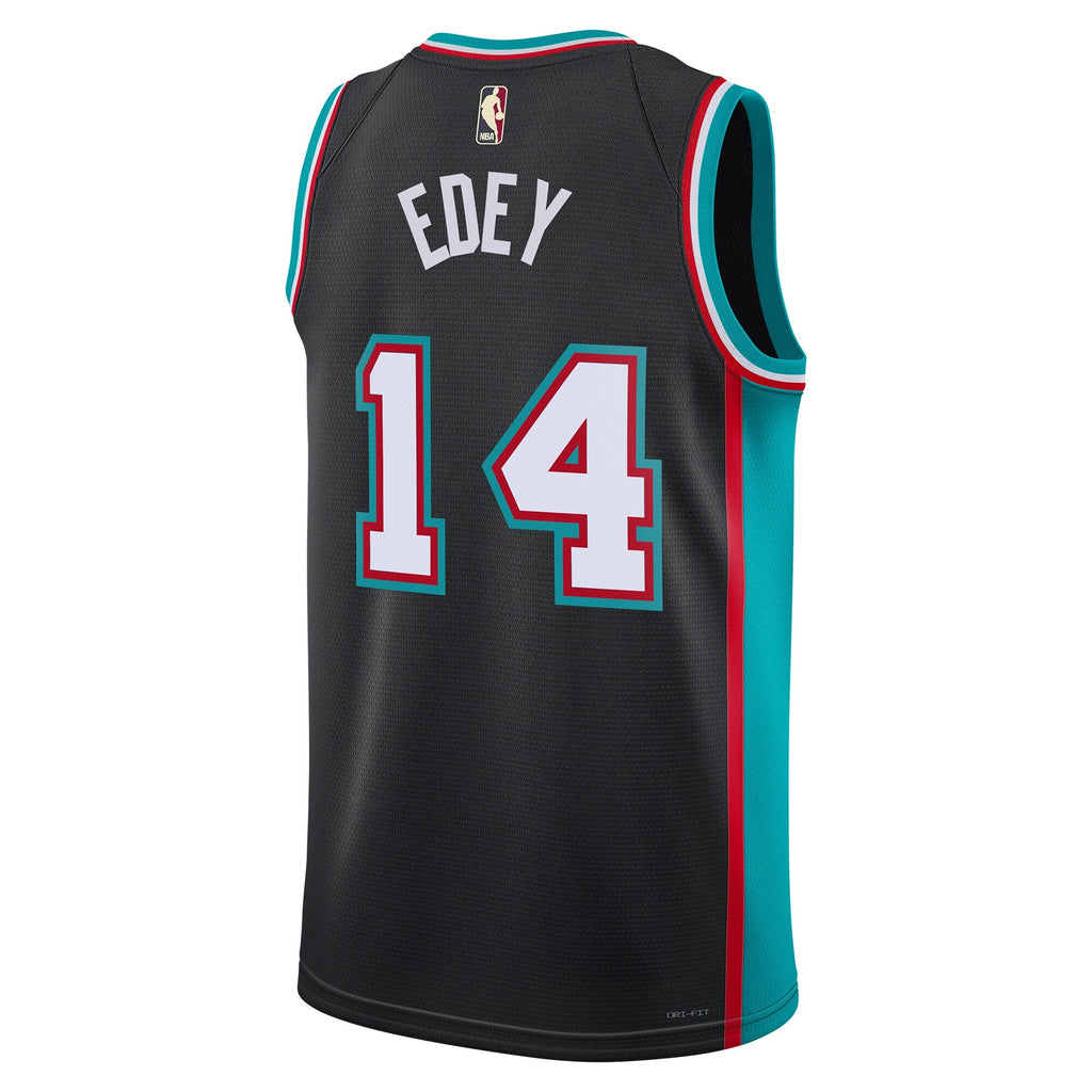Memphis Grizzlies Classic Edition Jersey - Black - Zach Edey product image 4, provided for visual reference and product
