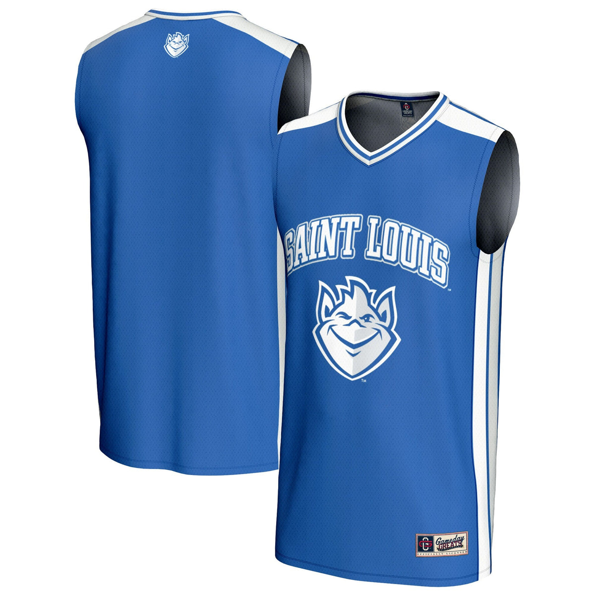 Saint Louis Billikens Spirit Basketball Jersey - Blue product image 1, provided for visual reference and product detail