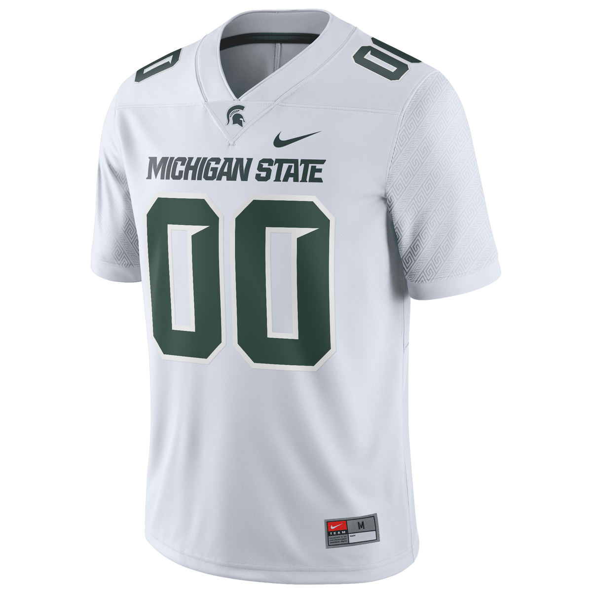 Michigan State Spartans Football Custom Game Jersey - White product image 3, provided for visual reference and product