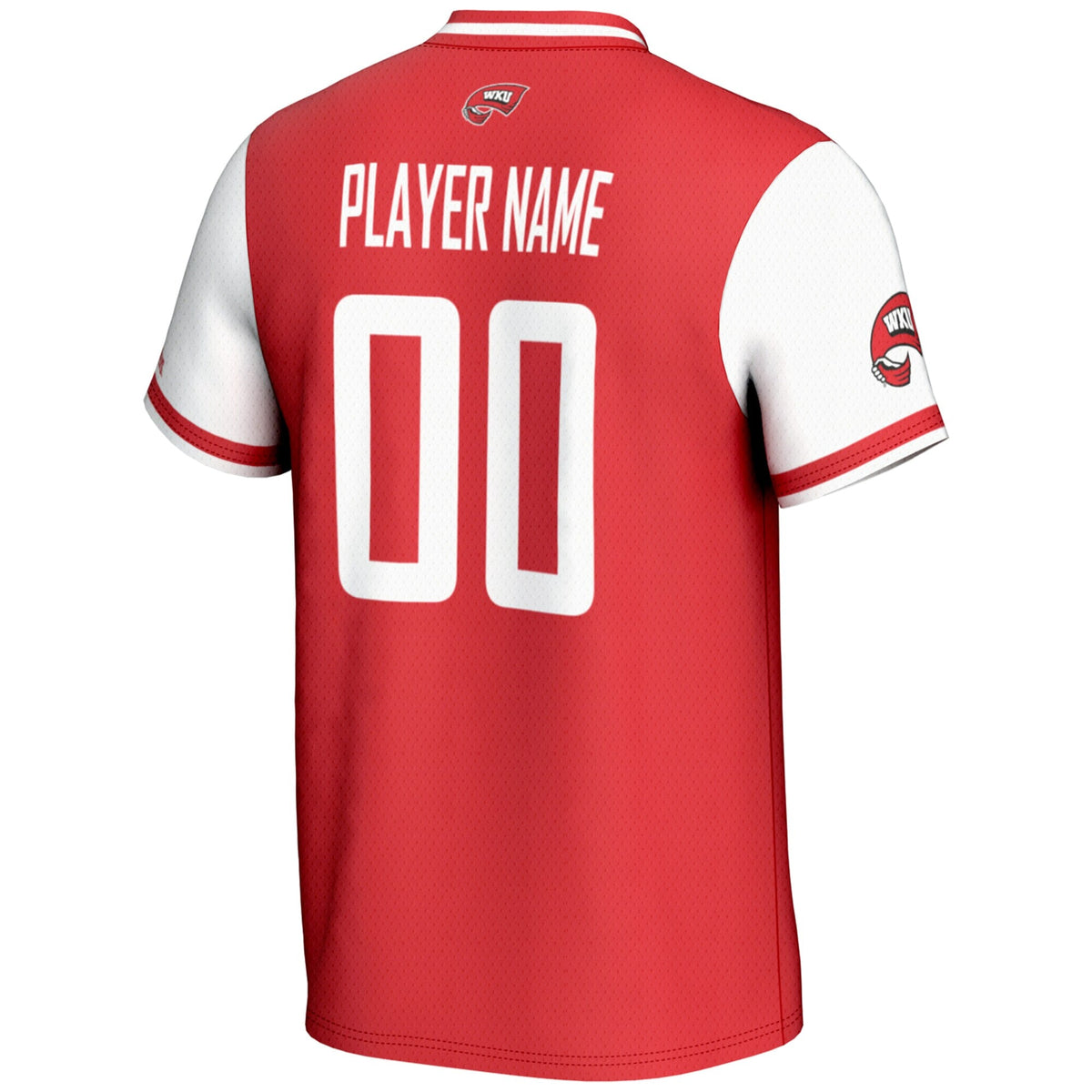 Western Kentucky Hilltoppers NIL Pick-A-Player Lightweight Softball Jersey - Red product image 4, provided for visual