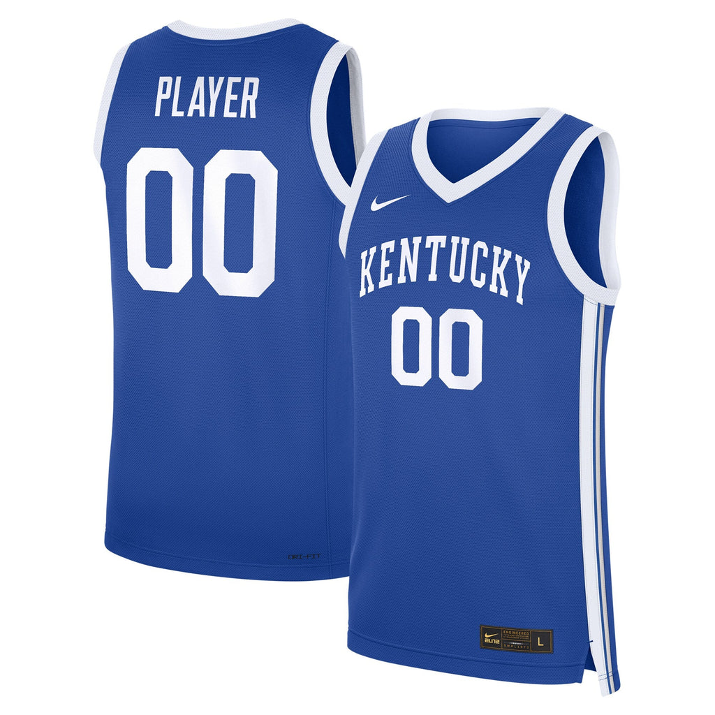 Kentucky Wildcats NIL Pick-A-Player Basketball Jersey - Royal product image 2, provided for visual reference and product