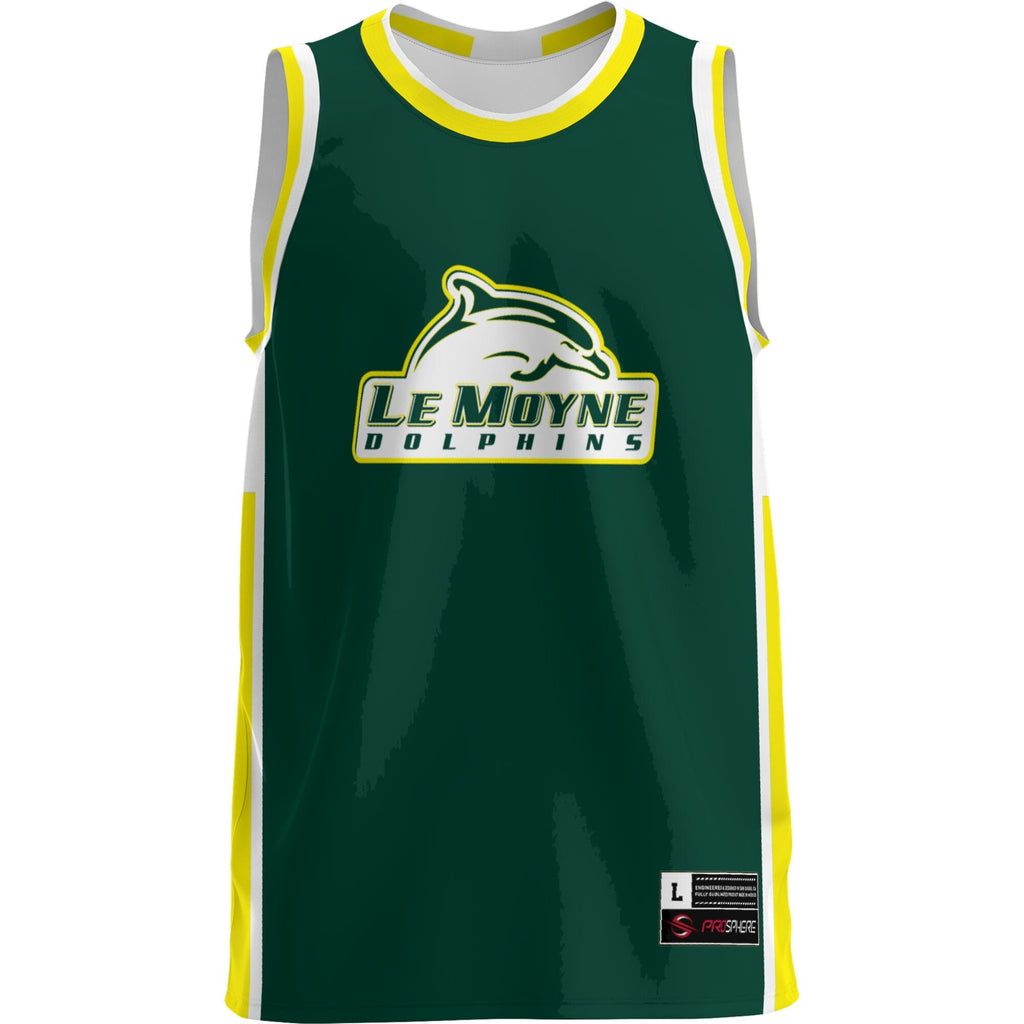 Le Moyne Dolphins Lightweight Basketball Jersey - Green product image 3, provided for visual reference and product detail
