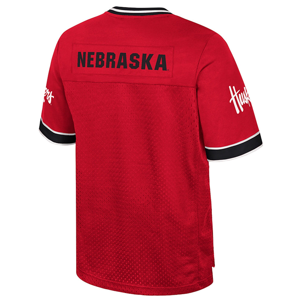 Nebraska Huskers Nothing But The Hits Football Jersey - Red product image 4, provided for visual reference and product