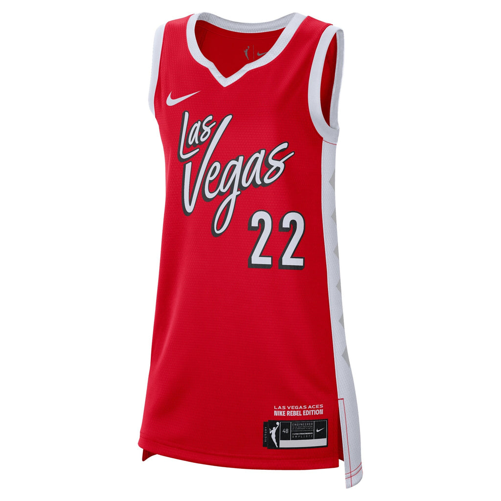 Las Vegas Aces Rebel Jersey - A'Ja Wilson product image 2, provided for visual reference and product detail review