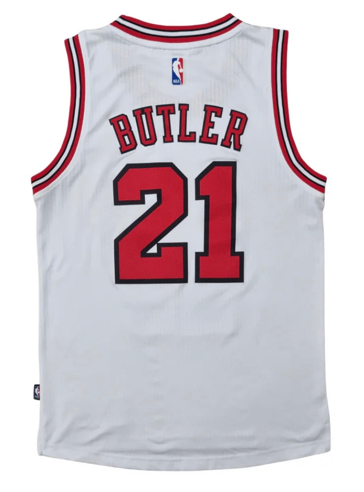 Jimmy Butler Chicago Bulls Official NBA Adidas Jersey White product image 1