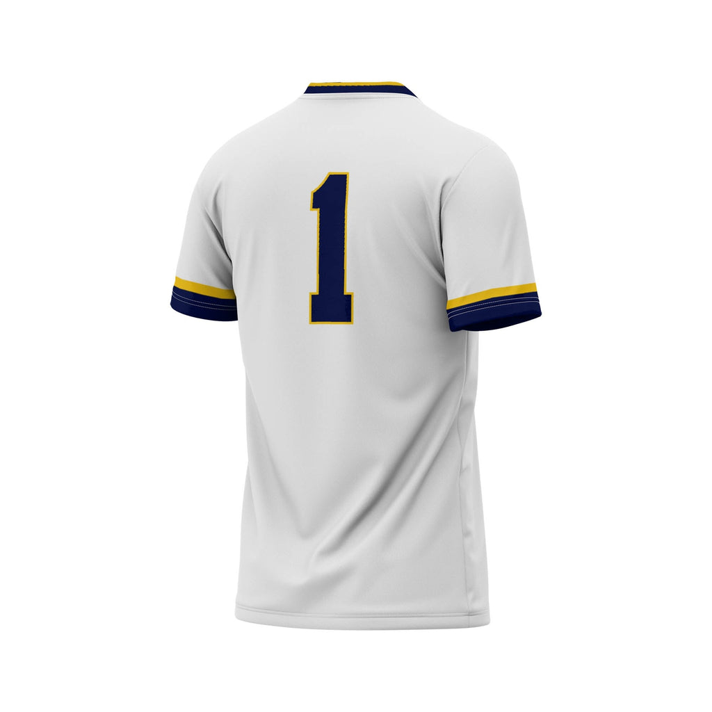 #1 Cal Bears Lightweight Soccer Fashion Jersey - White product image 4, provided for visual reference and product detail