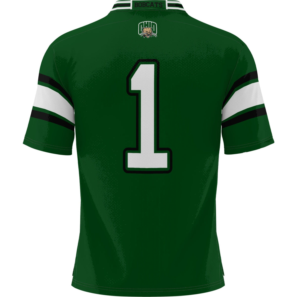 #1 Ohio Bobcats Football Jersey - Green product image 4, provided for visual reference and product detail review