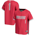 #1 Ohio State Buckeyes Lightweight Baseball Jersey - Scarlet product image 1, provided for visual reference and product