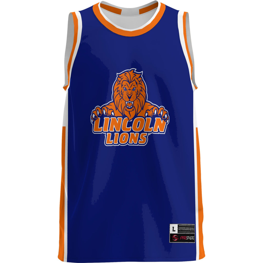 Lincoln Lions Lightweight Basketball Jersey - Blue product image 3, provided for visual reference and product detail review