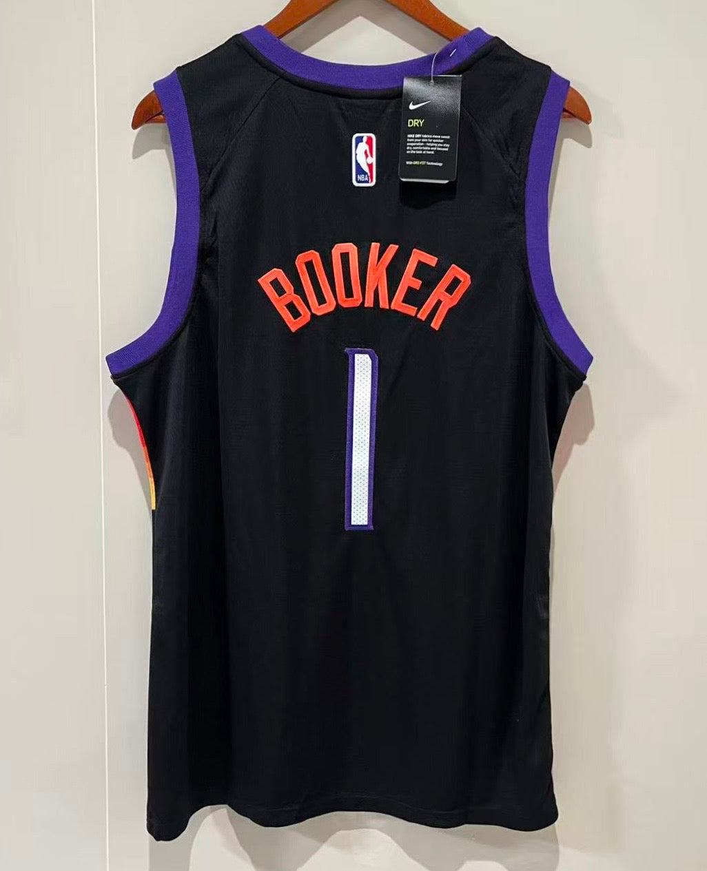 Devin Booker Phoenix Suns Official NBA Nike Jersey black product image 1
