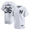 New York Yankees Clarke Schmidt White Home Limited Player Jersey product image 1, provided for visual reference and product