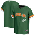 Florida A&M Rattlers Spirit Baseball Jersey - Green product image 1, provided for visual reference and product detail review