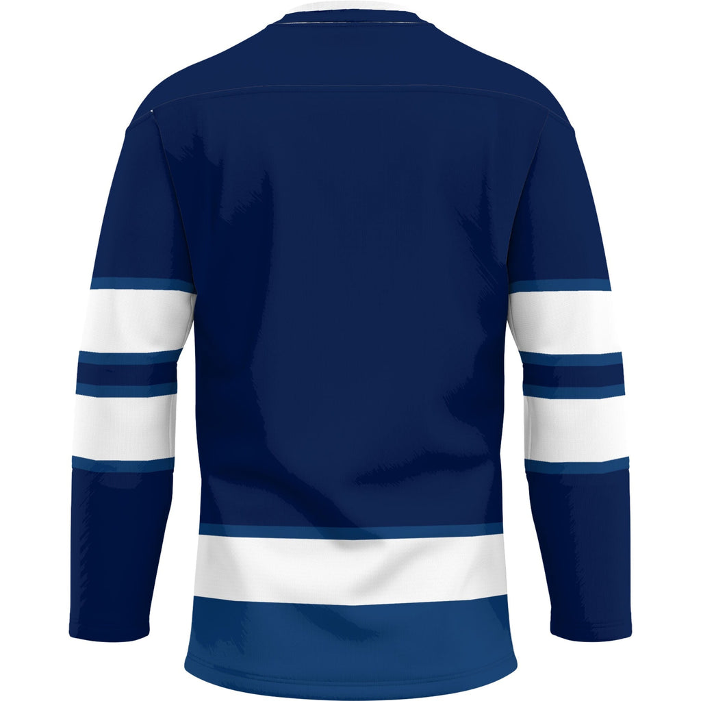 Monmouth Hawks Hockey Jersey - Navy product image 4, provided for visual reference and product detail review
