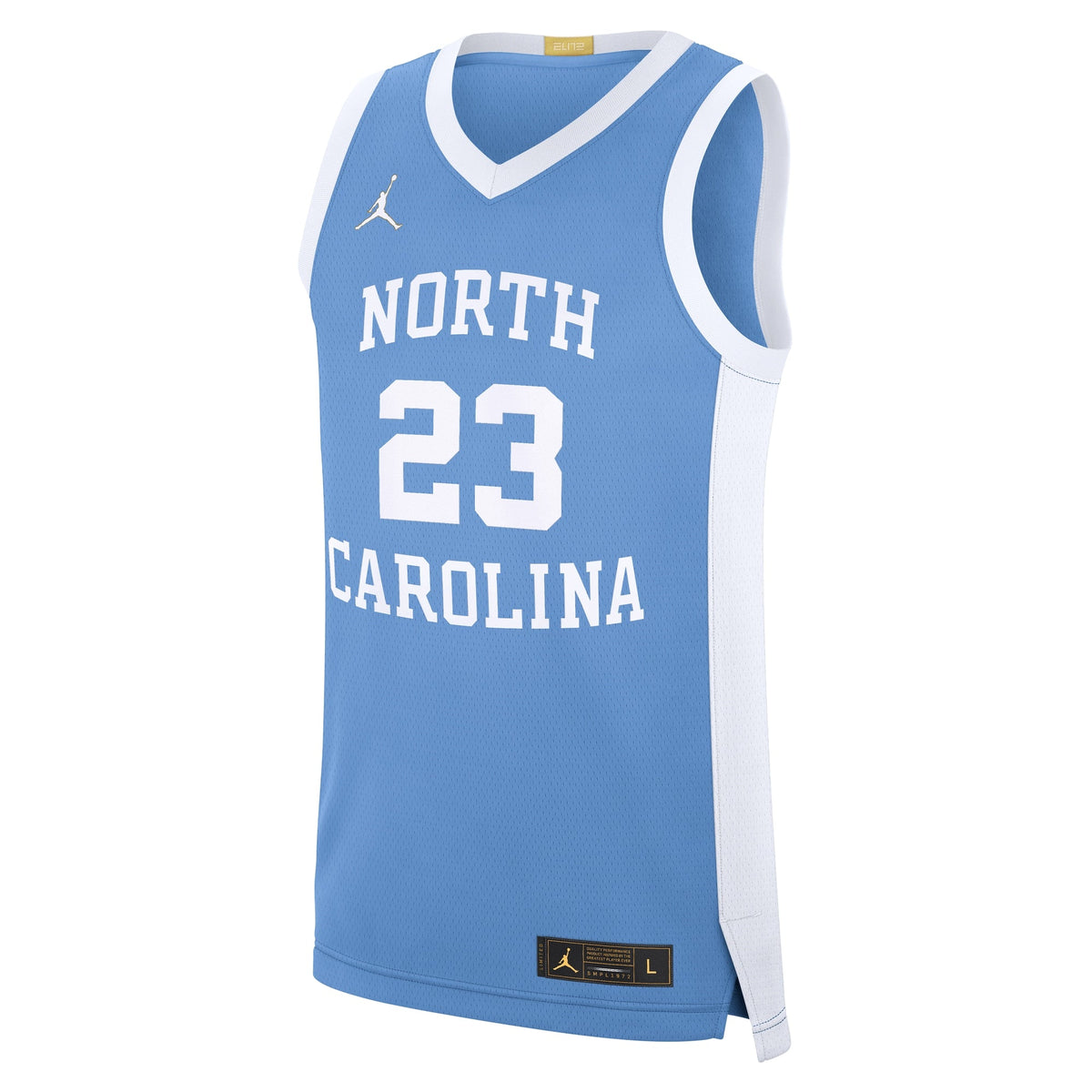 Michael Jordan Carolina Blue North Carolina Tar Heels Road Replica Basketball Jersey product image 2, provided for visual