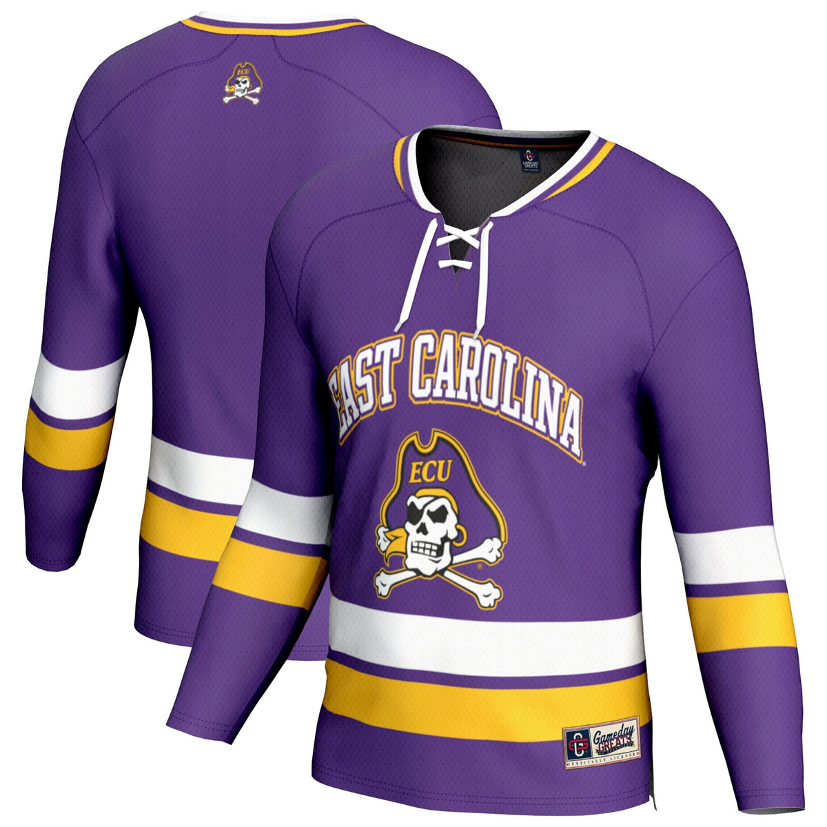 ECU Pirates Spirit Hockey Jersey - Purple product image 2, provided for visual reference and product detail review