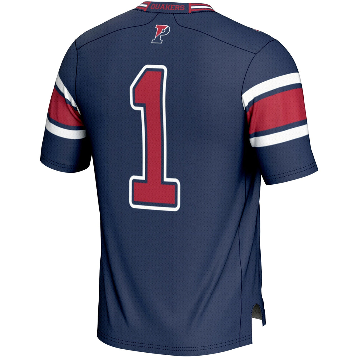 #1 Pennsylvania Quakers Endzone Football Jersey - Navy product image 4, provided for visual reference and product detail