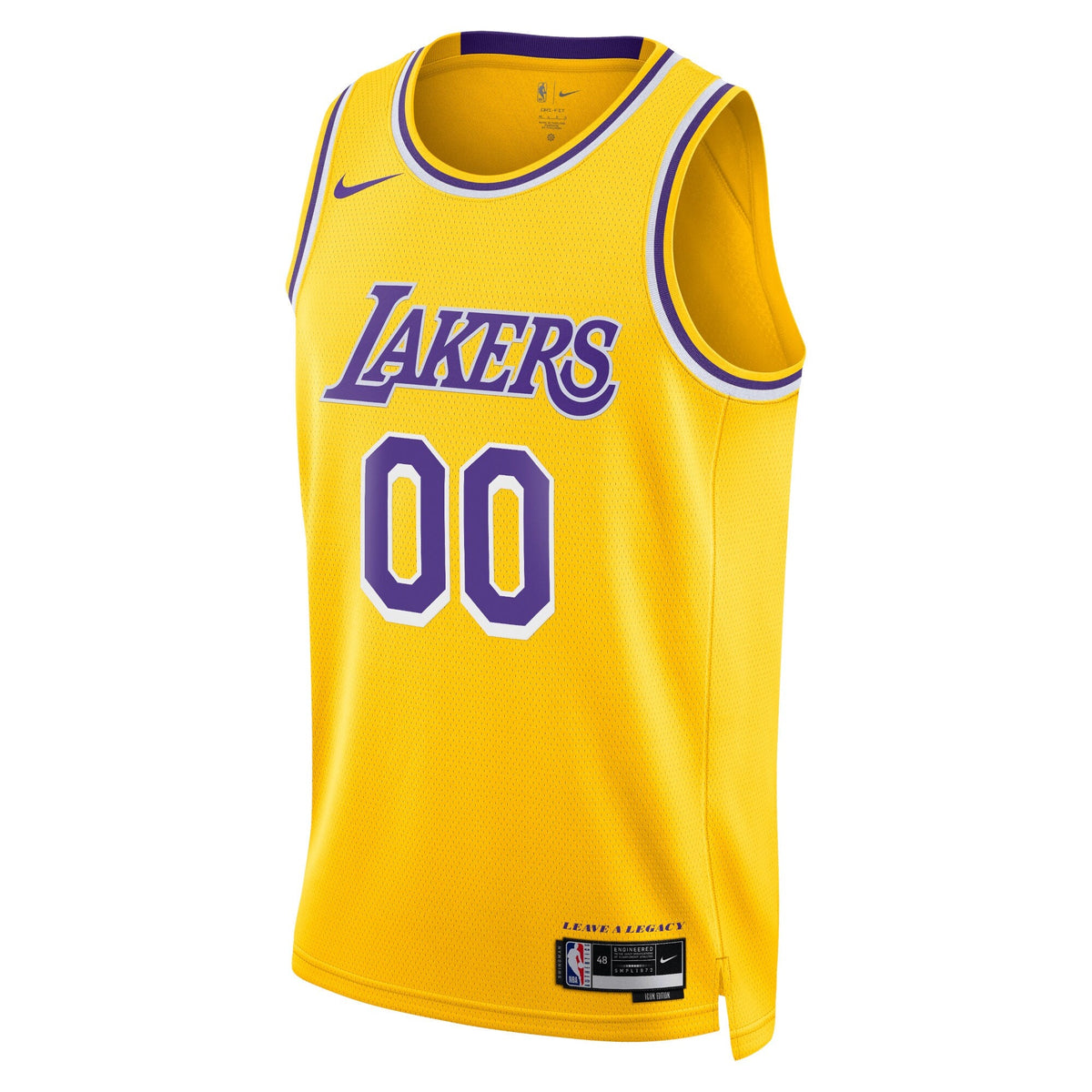 Los Angeles Lakers Icon Swingman Jersey - Custom product image 2, provided for visual reference and product detail review
