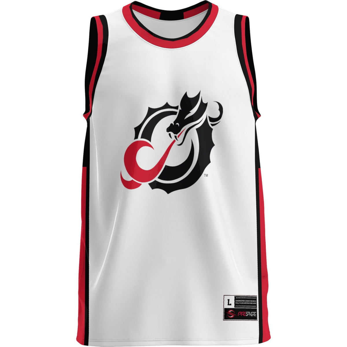 Minnesota State Moorhead Dragons Lightweight Basketball Jersey - Red product image 3, provided for visual reference and