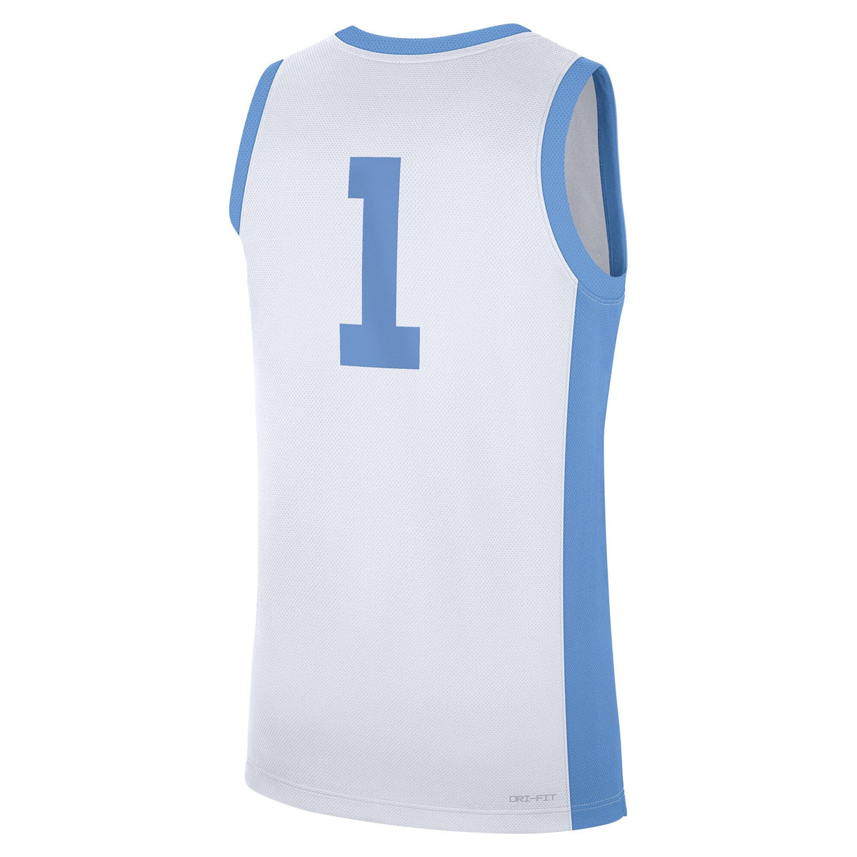 #1 North Carolina Tar Heels Alternate Replica Jersey - White product image 4, provided for visual reference and product