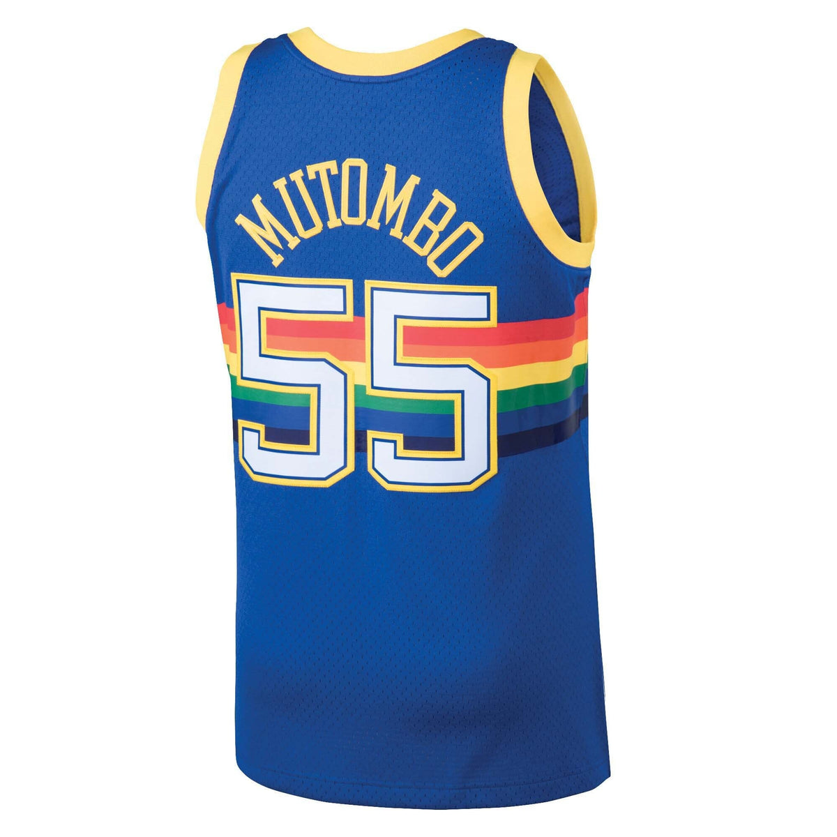 Denver Nuggets Swingman Jersey Road Dikembe Mutombo 1991-92 product image 4, provided for visual reference and product
