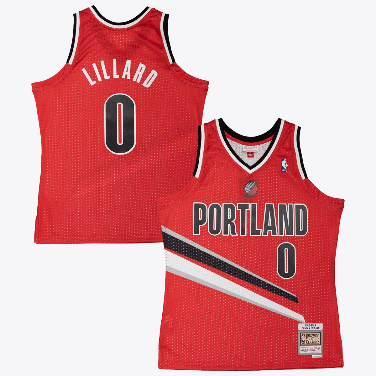 Portland Trail Blazers Damian Lillard 2012 Alternate Jersey - University Red product image 1, provided for visual reference