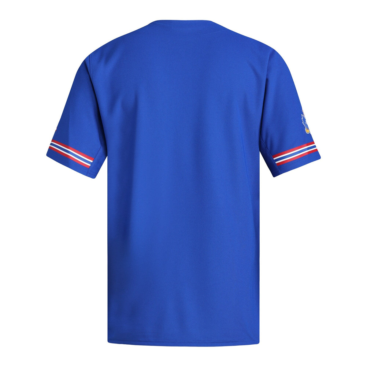 Kansas Jayhawks Replica Baseball Jersey - Royal product image 4, provided for visual reference and product detail review