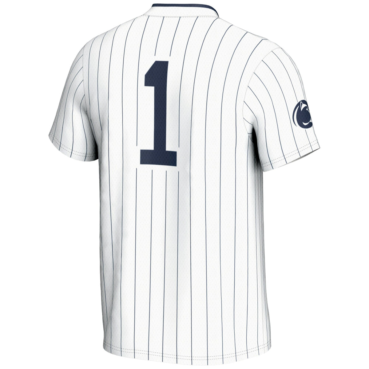 #1 Penn State Nittany Lions Lightweight Softball Jersey - White product image 4, provided for visual reference and product