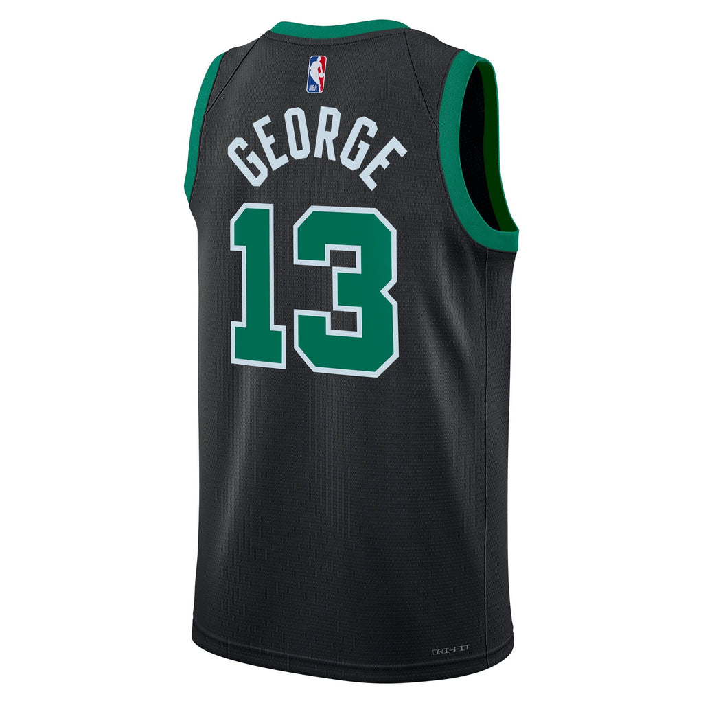 Boston Celtics Statement Edition Swingman Jersey - Black - Paul George product image 4, provided for visual reference and