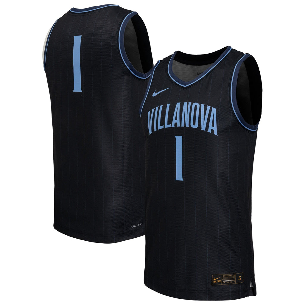 Villanova Wildcats Replica Basketball Jersey - Navy product image 1, provided for visual reference and product detail review