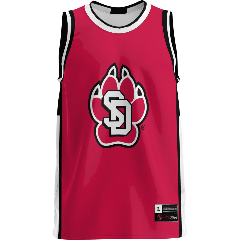 South Dakota Coyotes Lightweight Basketball Jersey - Red product image 3, provided for visual reference and product detail