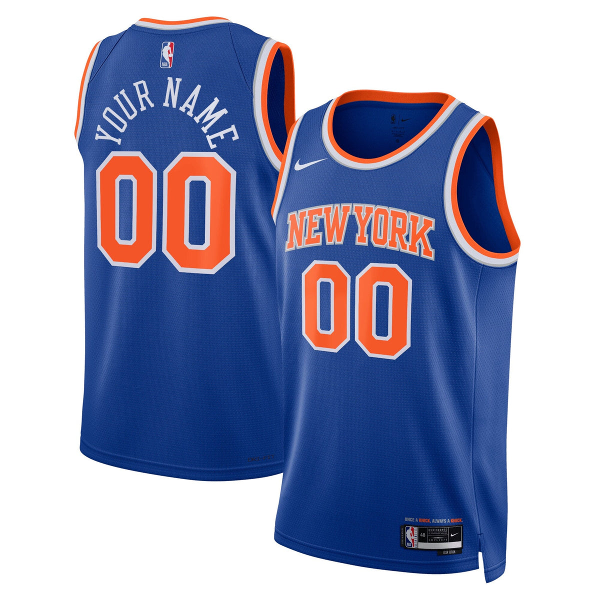 New York Knicks Icon Swingman Jersey - Custom product image 1, provided for visual reference and product detail review