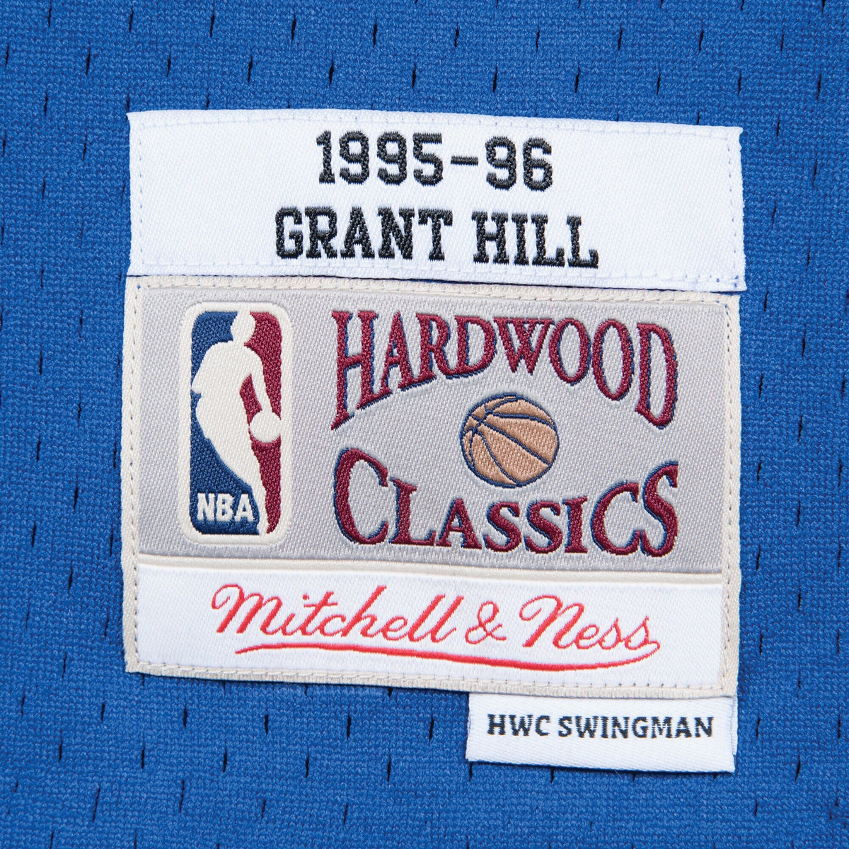 Detroit Pistons Swingman Jersey Road Grant Hill 1995-96 product image 4, provided for visual reference and product detail