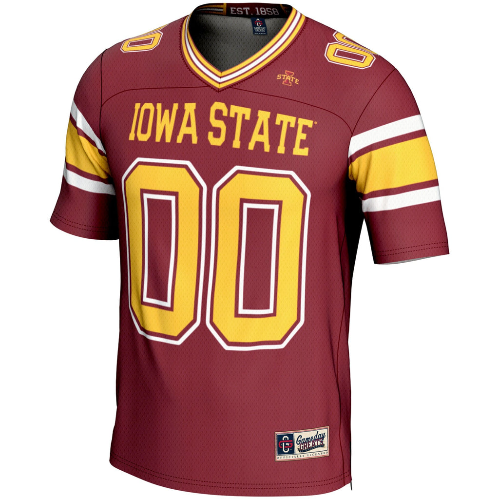 Iowa State Cyclones NIL Pick-A-Player Football Jersey - Cardinal product image 3, provided for visual reference and product